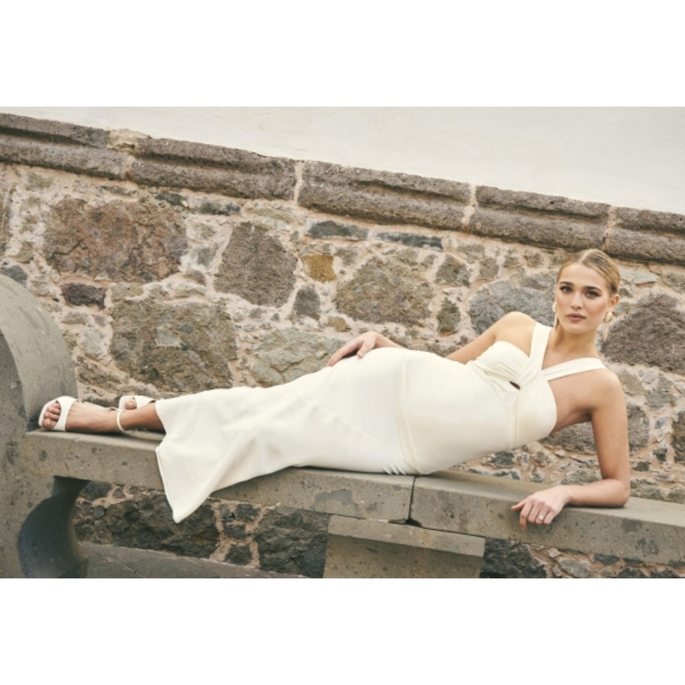 NWT Lady Pipa Rivera Dress White Collection Ivory Maxi Formal XXL Wedding Bridal - Picture 2 of 12